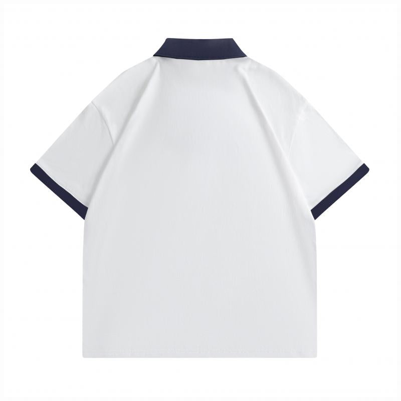 MTP065 200g short sleeve drop shoulder POLO shirt