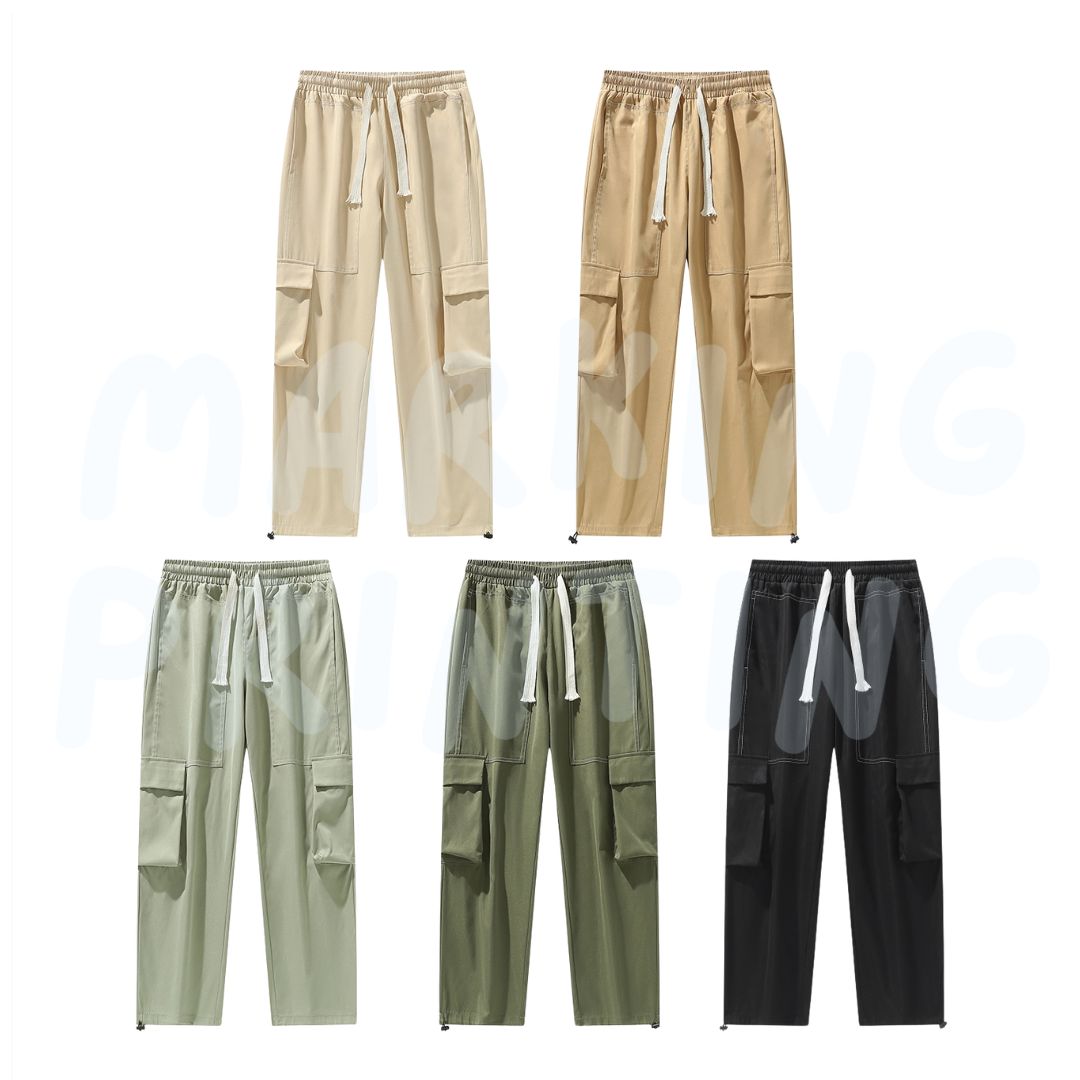 YS-K24105 Polyester-cotton waterproof wide-leg trousers