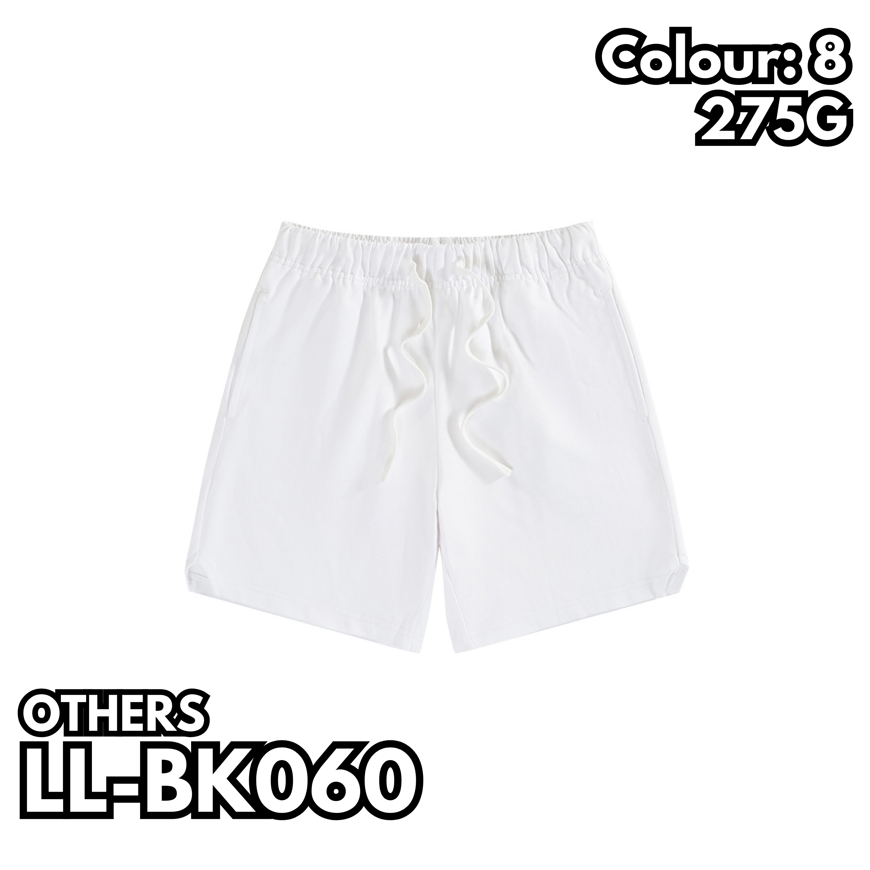 LL-BK060 275克童裝純棉運動短褲