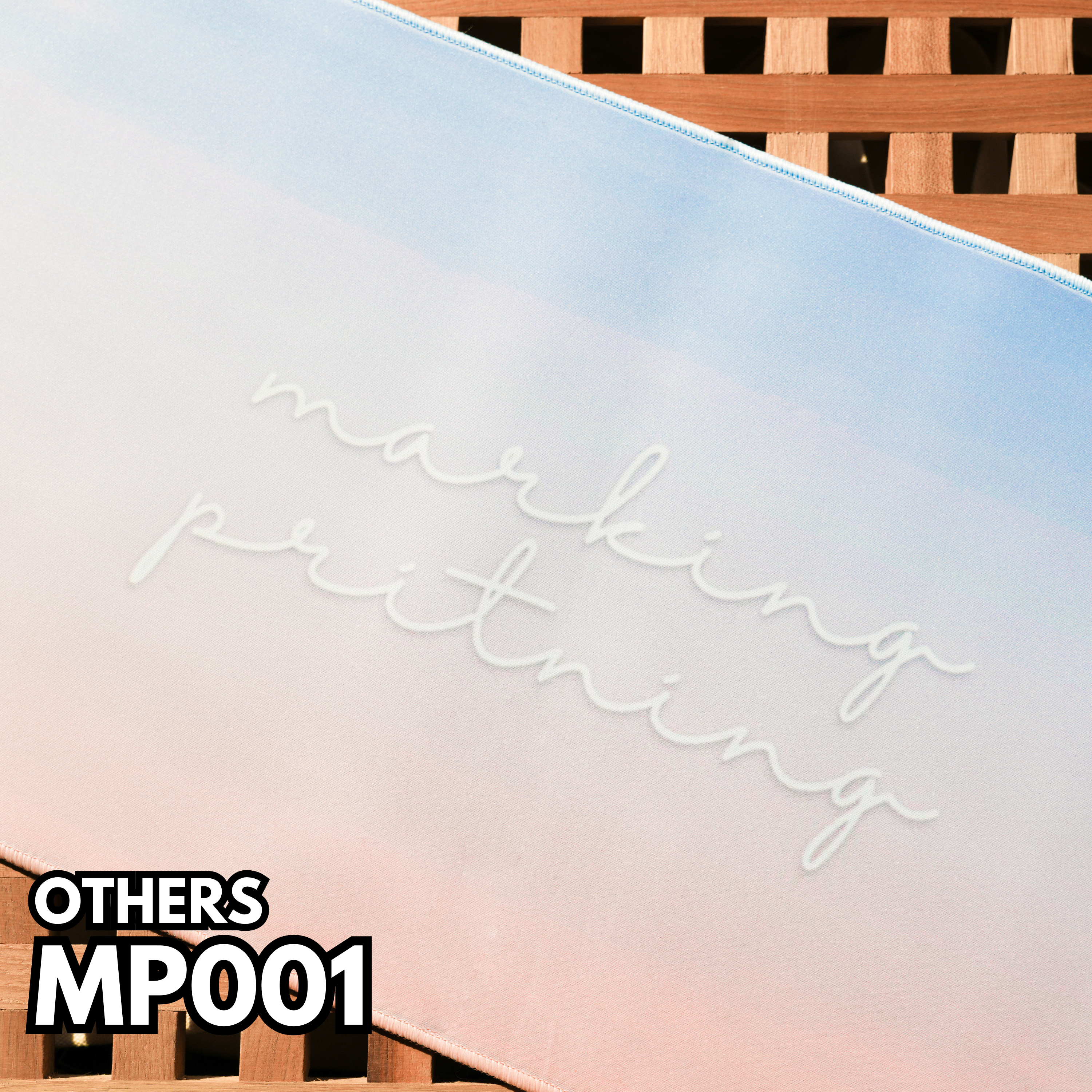MP001 Rubber bottom mouse pad
