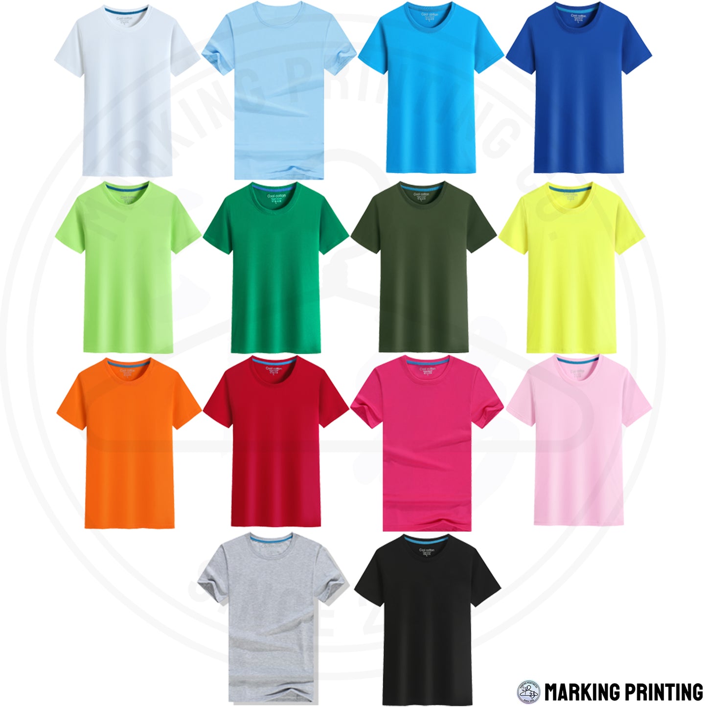 MT002 180g round neck short sleeve TEE