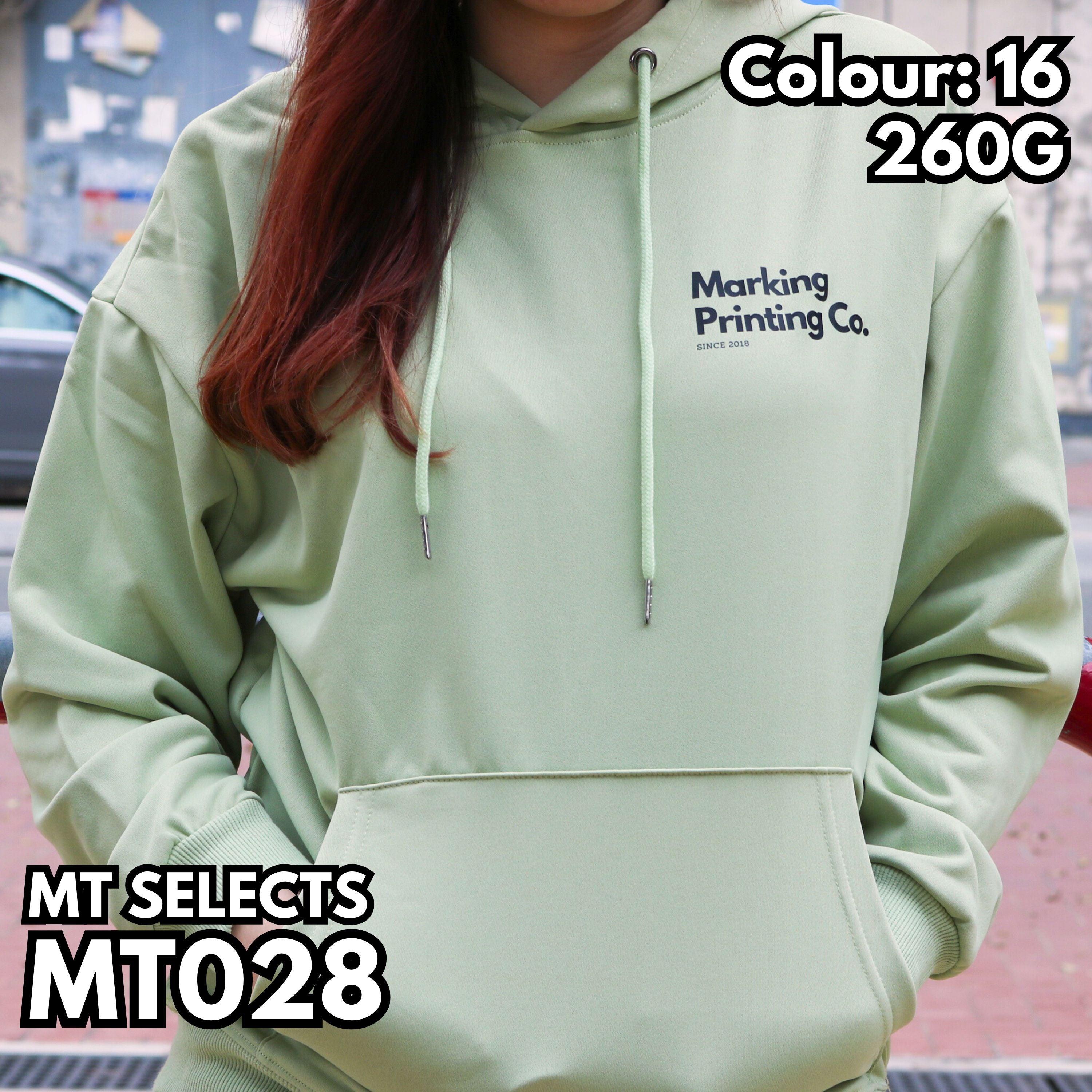 MT028 小落肩連帽衛衣