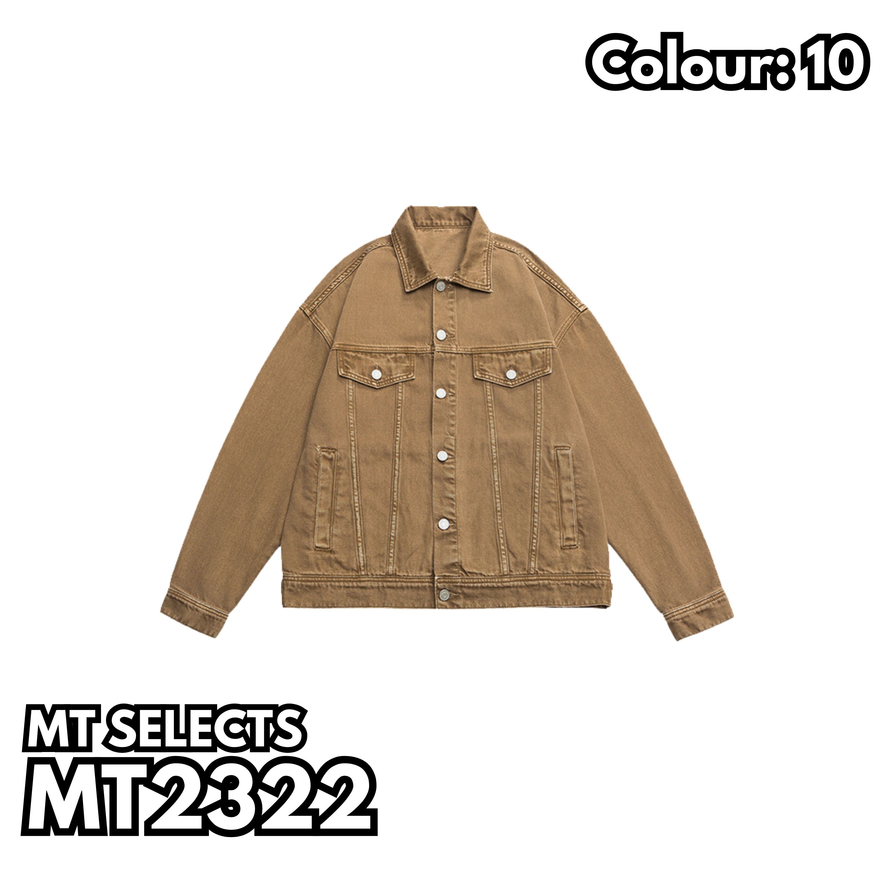 MT2322 落肩牛仔褸