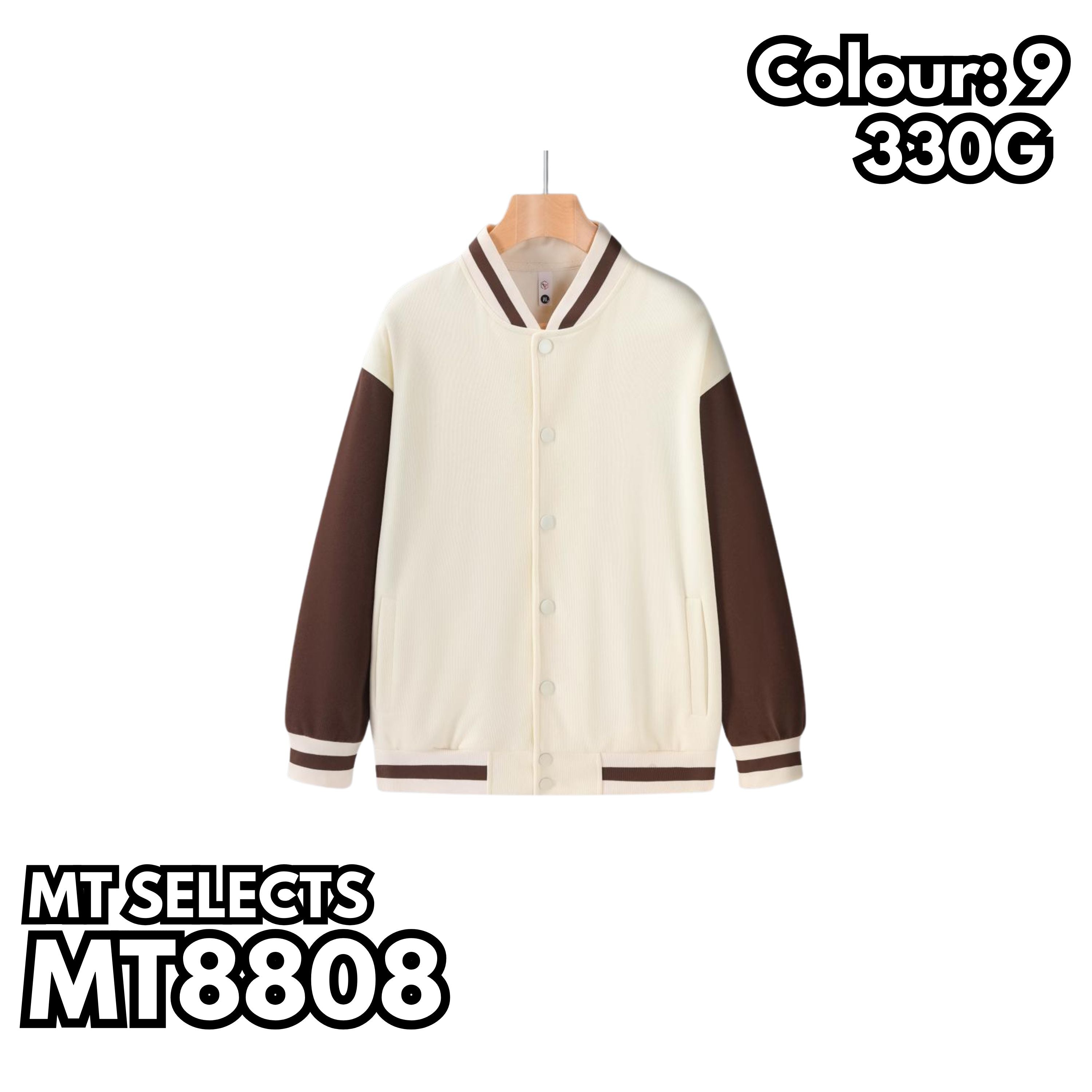 MT8808 落肩棒球褸