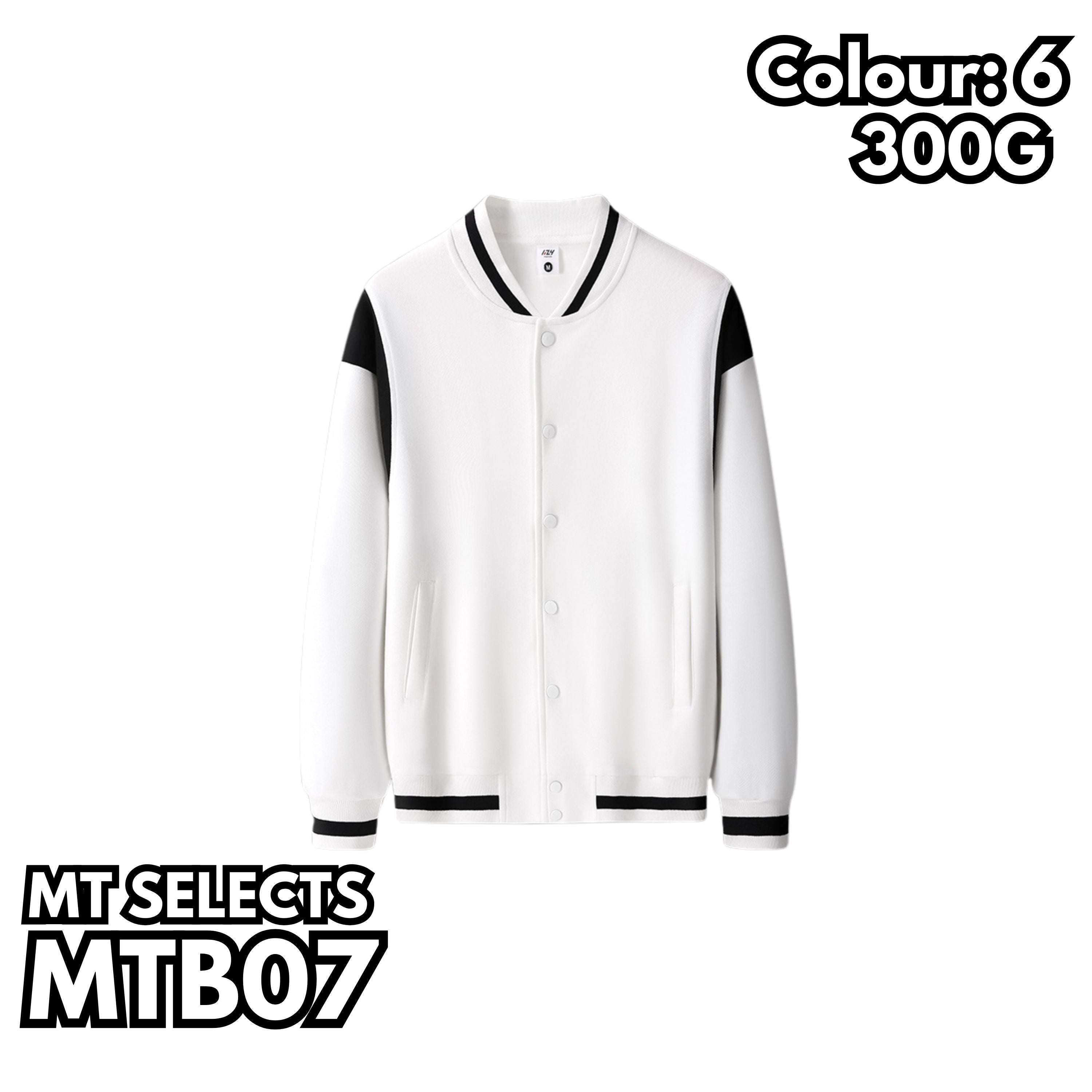 MTB07 拼布袖棒球褸