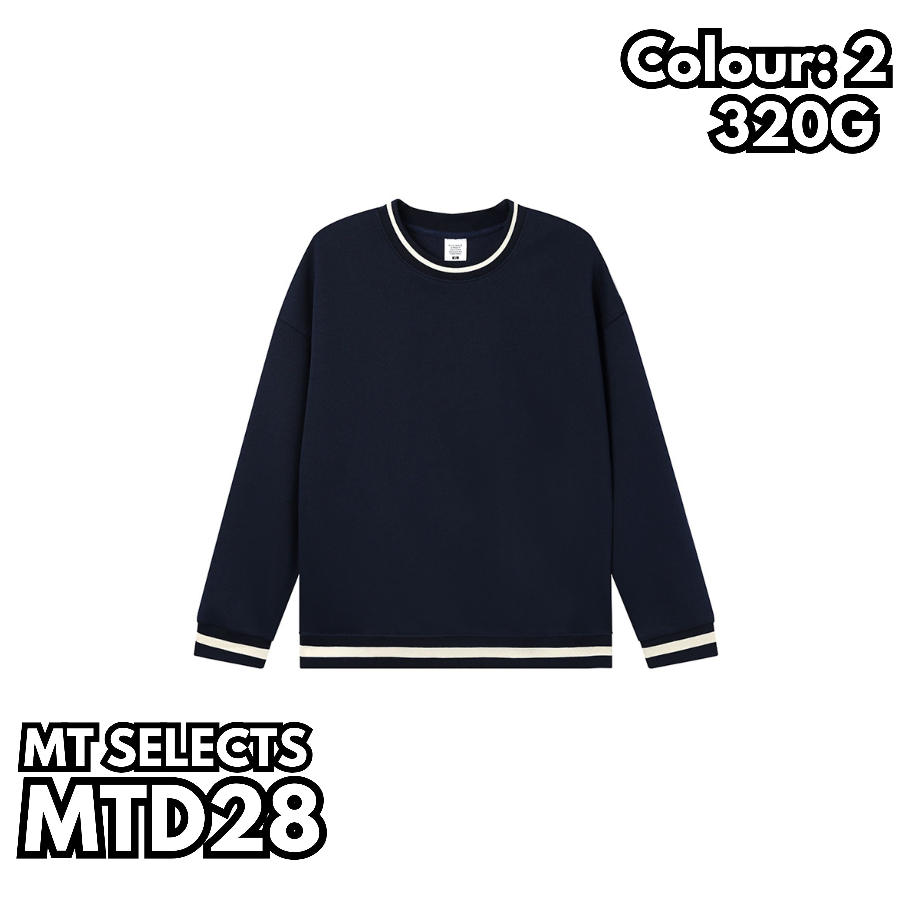 MTD28 間色螺紋衛衣