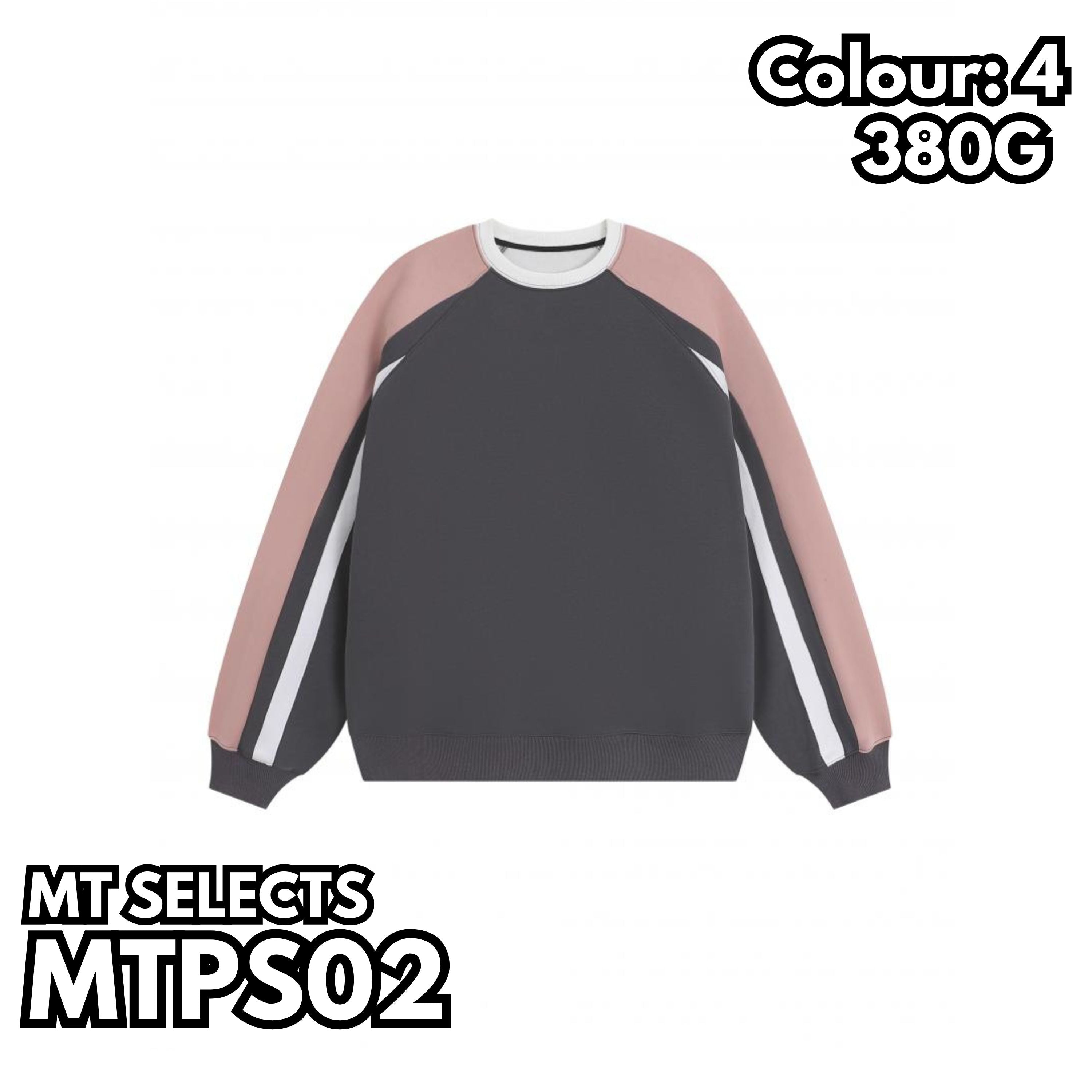 MTPS02 重磅撞色插肩衛衣