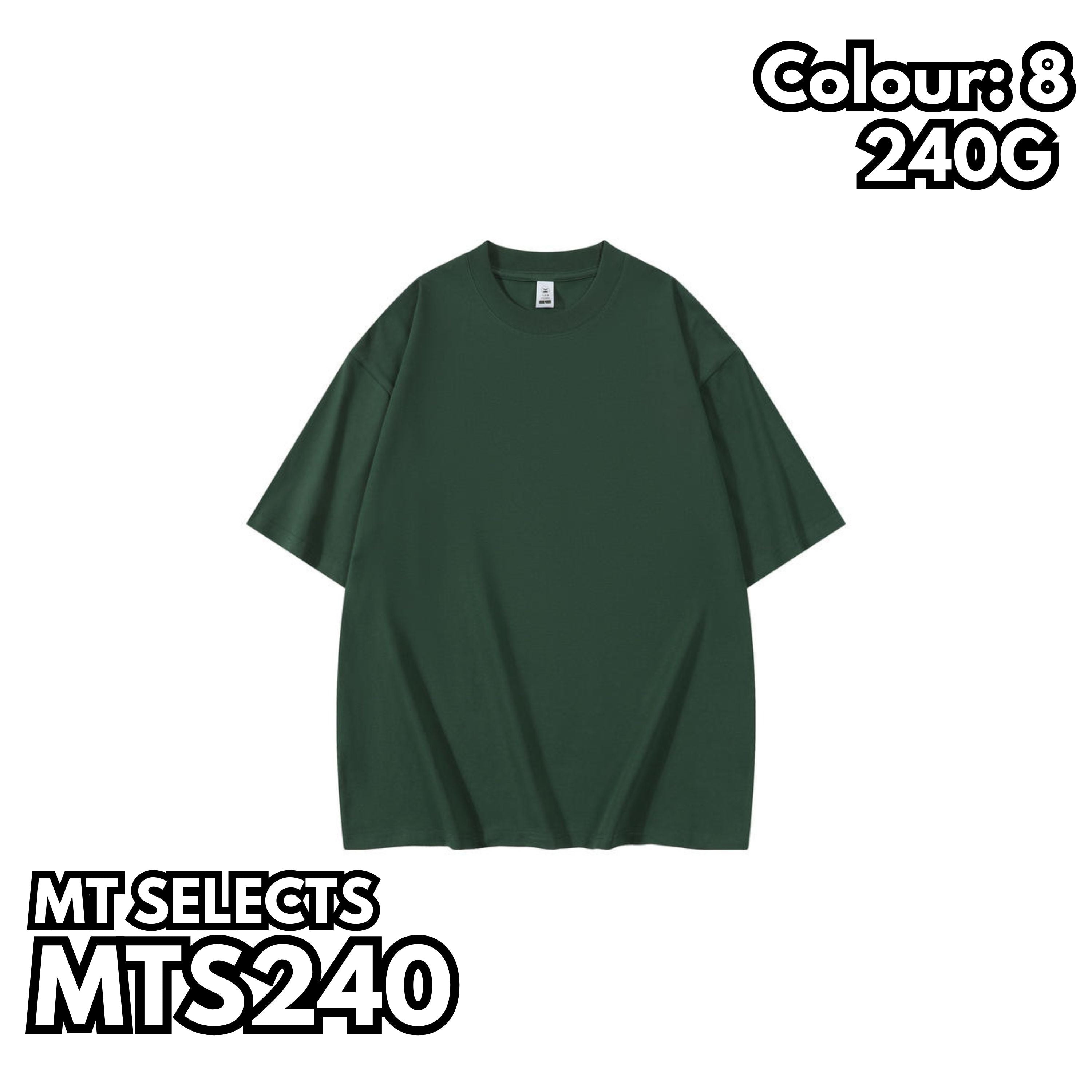 MTS240 重磅SORONA落肩短袖TEE