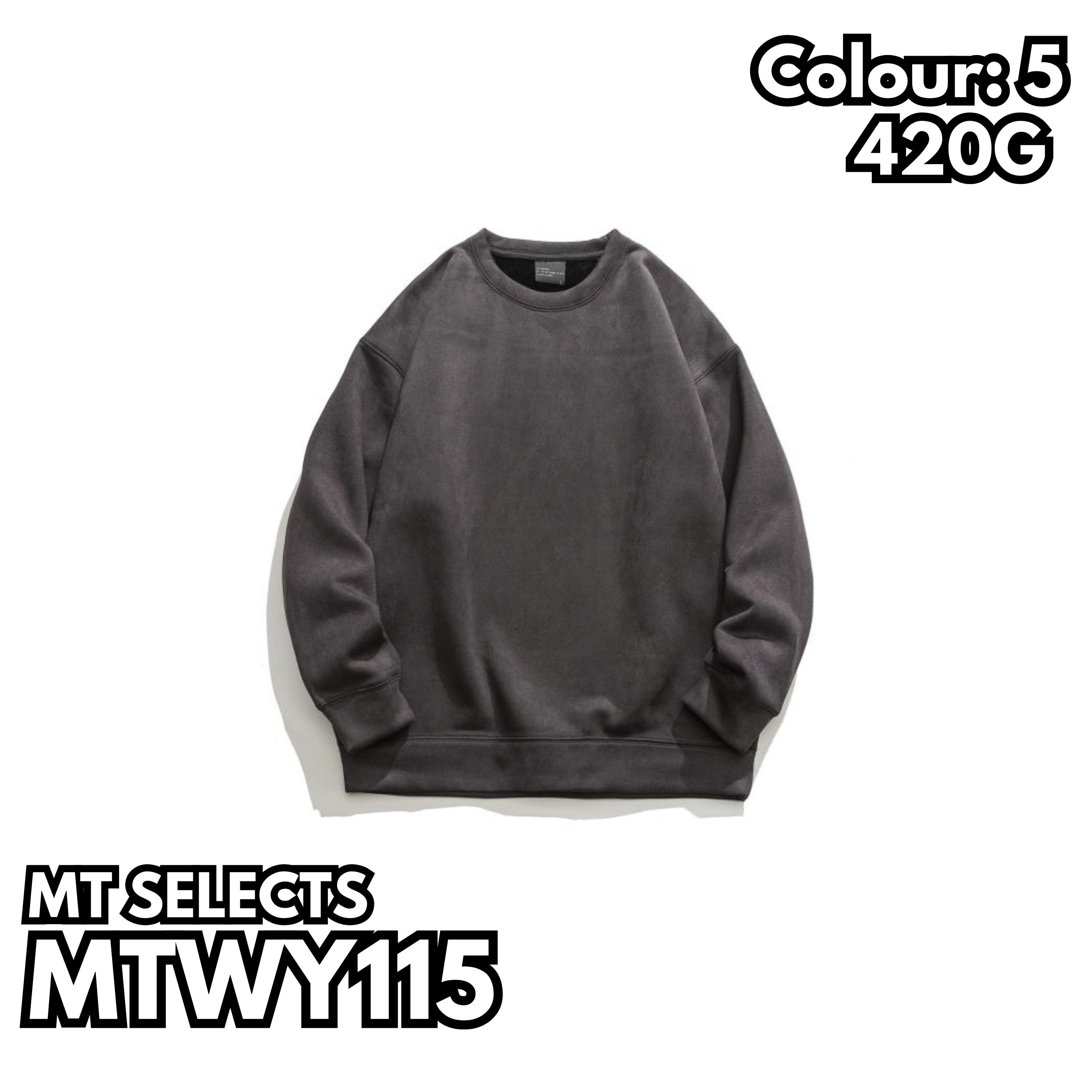 MTWY115 重磅仿麂皮衛衣