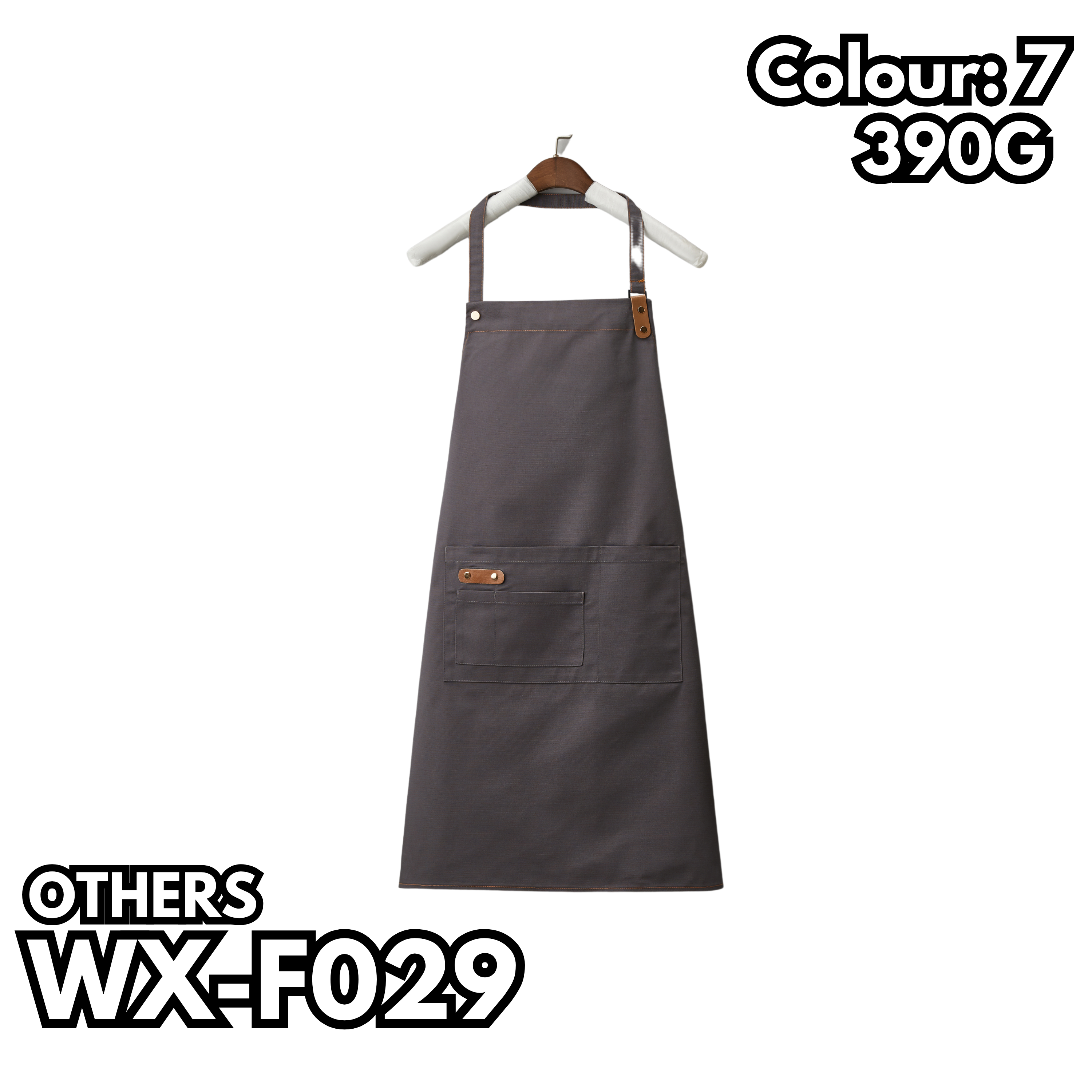 WX-F029 390克帆布掛頸圍裙