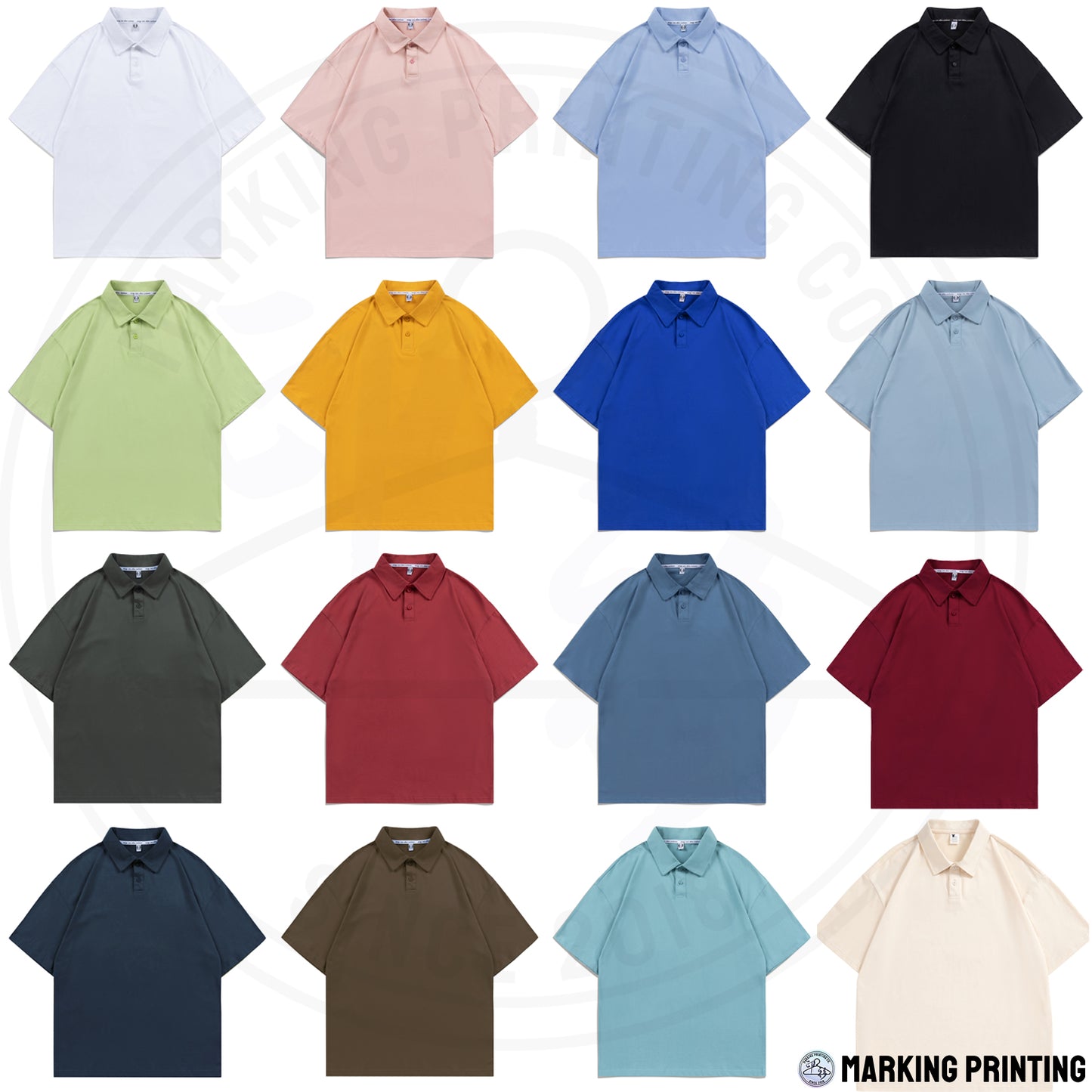 MTP020 200克落肩短袖POLO TEE