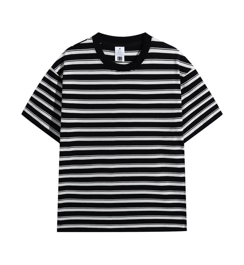 MT5119 240g heavyweight striped short-sleeved TEE