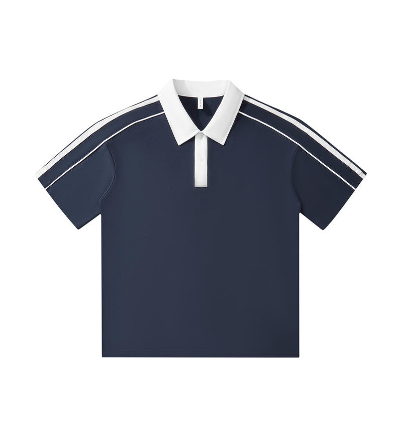 MT19888 240g Heavy Striped Short Sleeve POLO Shirt