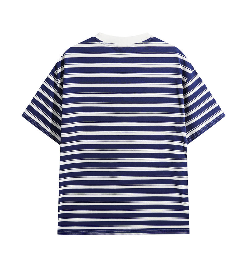 MT5119 240g heavyweight striped short-sleeved TEE