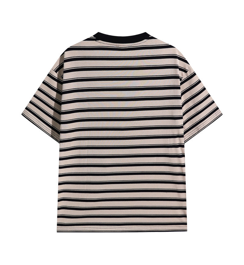 MT5119 240g heavyweight striped short-sleeved TEE