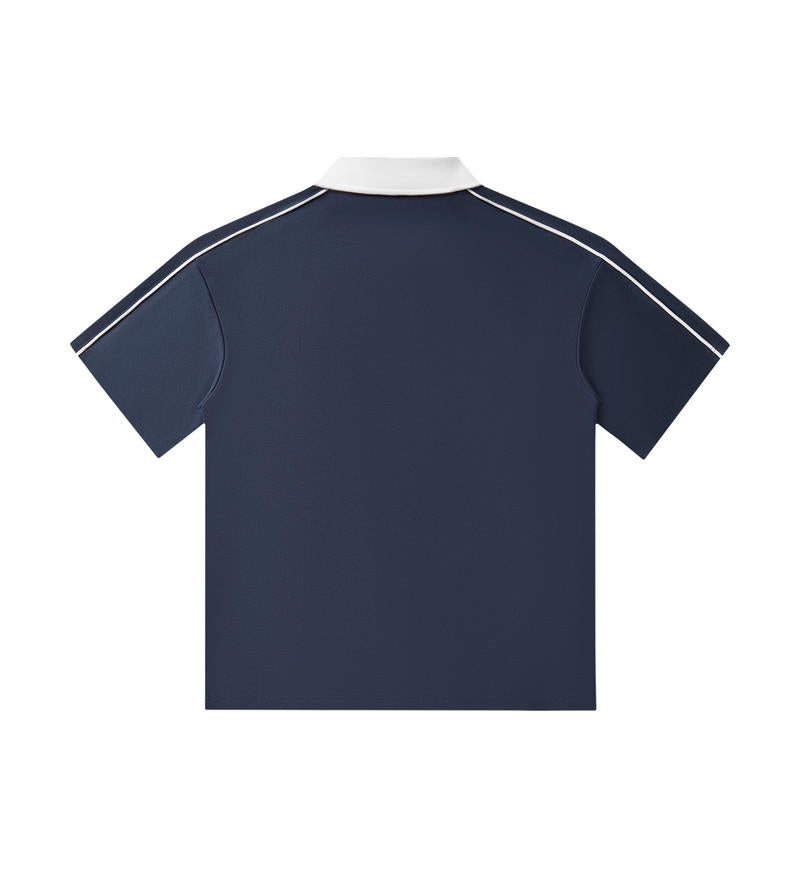 MT19888 240g Heavy Striped Short Sleeve POLO Shirt