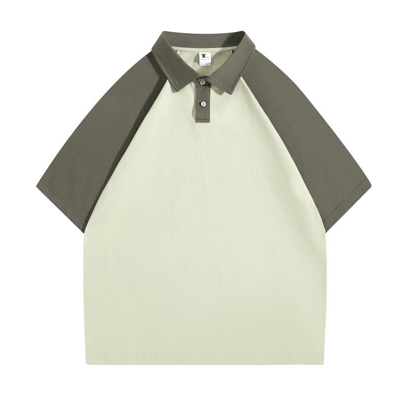 MTP069 240g Heavyweight Raglan Short Sleeve POLO Shirt 