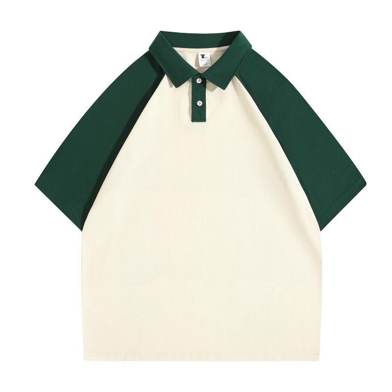 MTP069 240g Heavyweight Raglan Short Sleeve POLO Shirt 