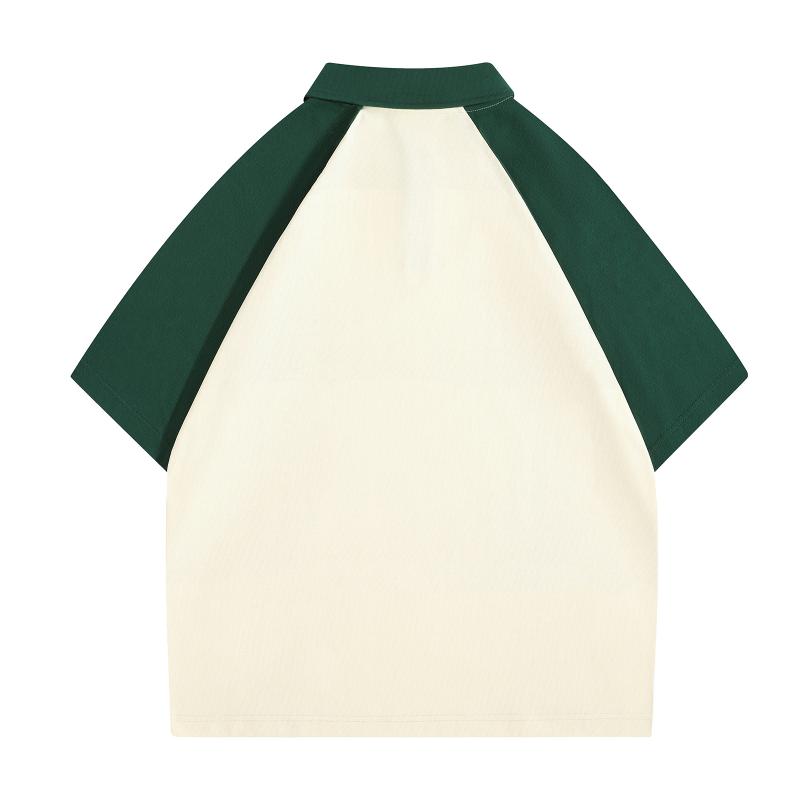 MTP069 240g Heavyweight Raglan Short Sleeve POLO Shirt 