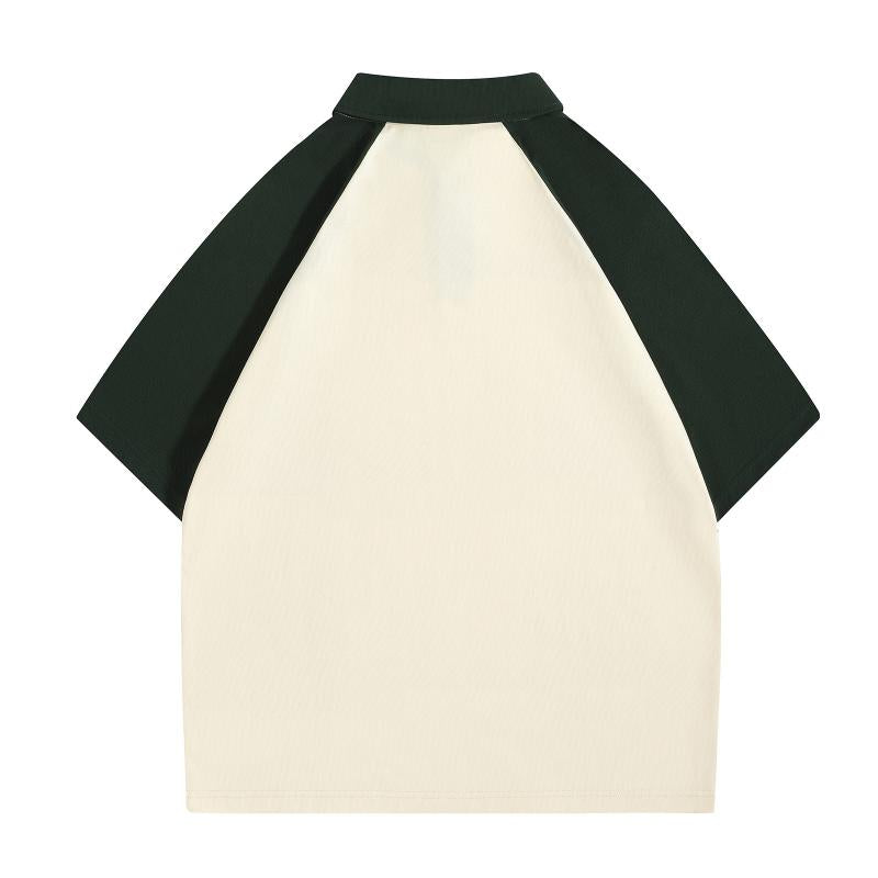 MTP069 240g Heavyweight Raglan Short Sleeve POLO Shirt 