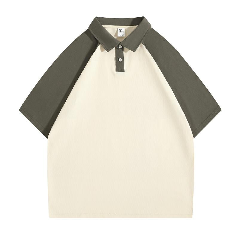 MTP069 240g Heavyweight Raglan Short Sleeve POLO Shirt 