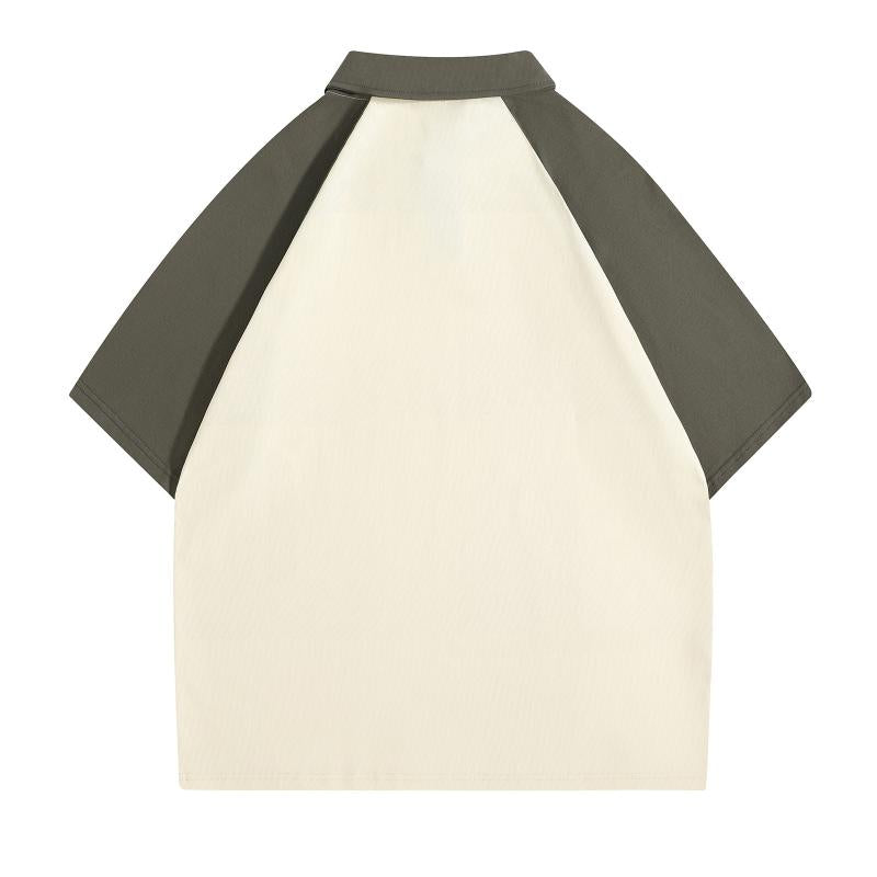 MTP069 240g Heavyweight Raglan Short Sleeve POLO Shirt 