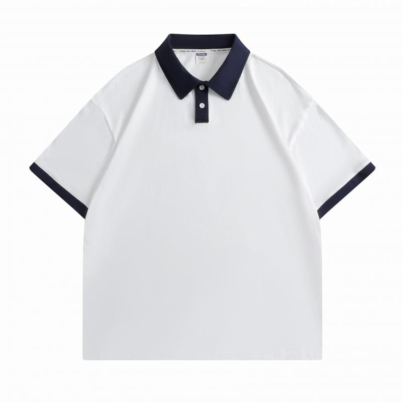 MTP065 200g short sleeve drop shoulder POLO shirt 