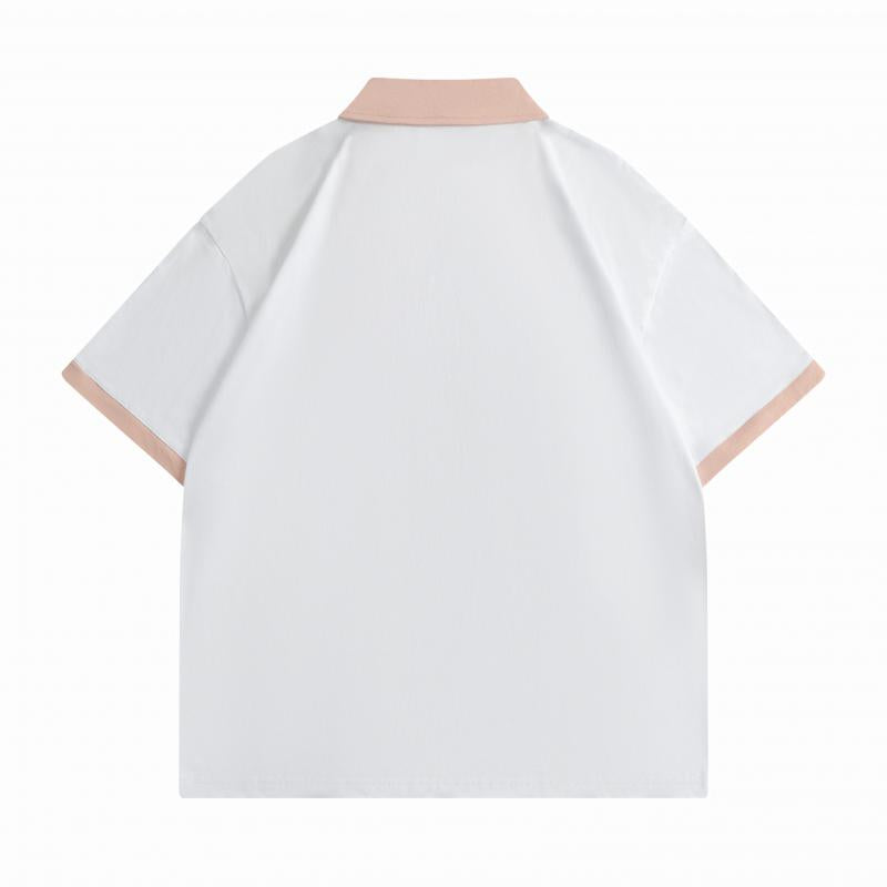 MTP065 200g short sleeve drop shoulder POLO shirt 