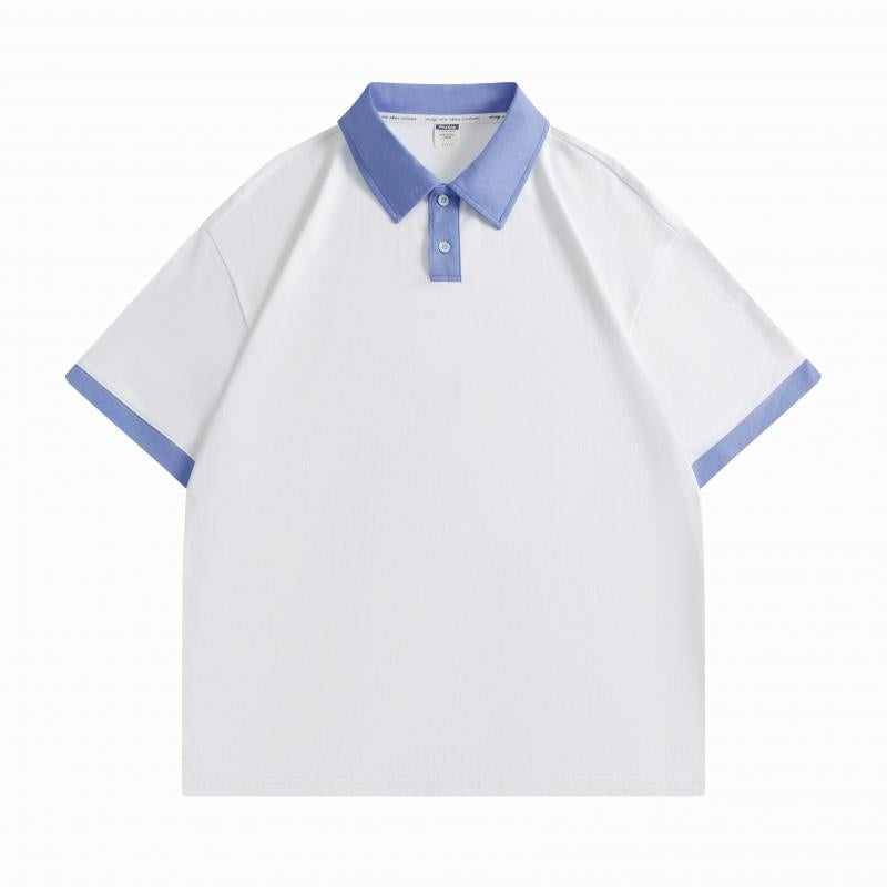 MTP065 200g short sleeve drop shoulder POLO shirt 