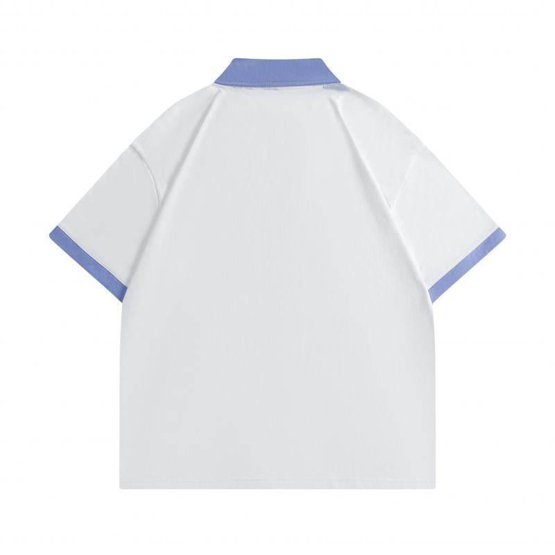 MTP065 200g short sleeve drop shoulder POLO shirt 