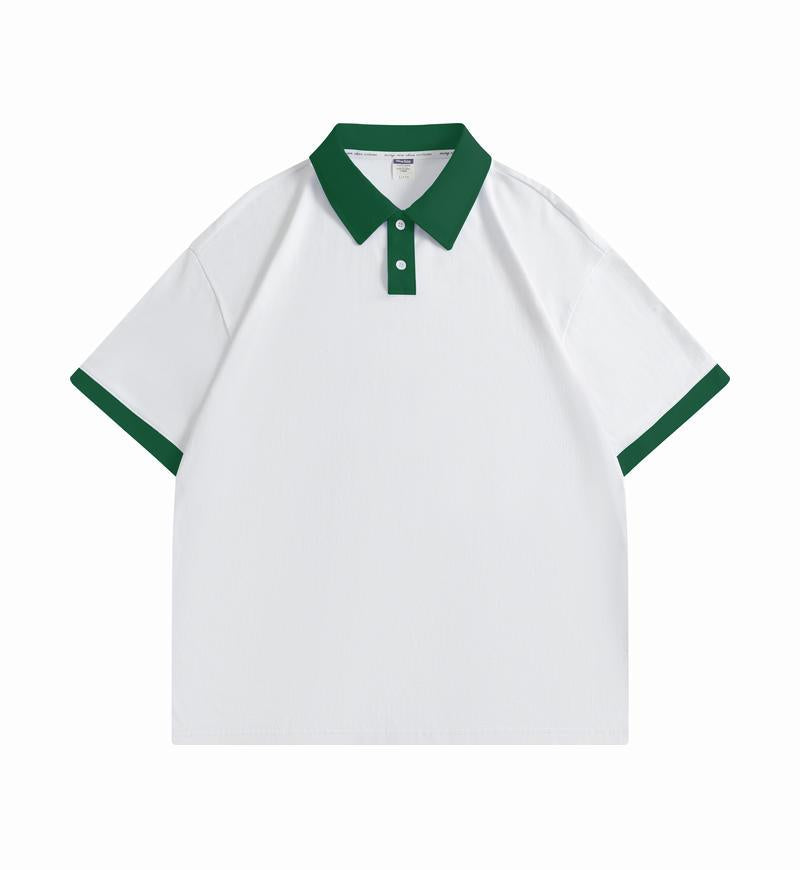 MTP065 200g short sleeve drop shoulder POLO shirt 