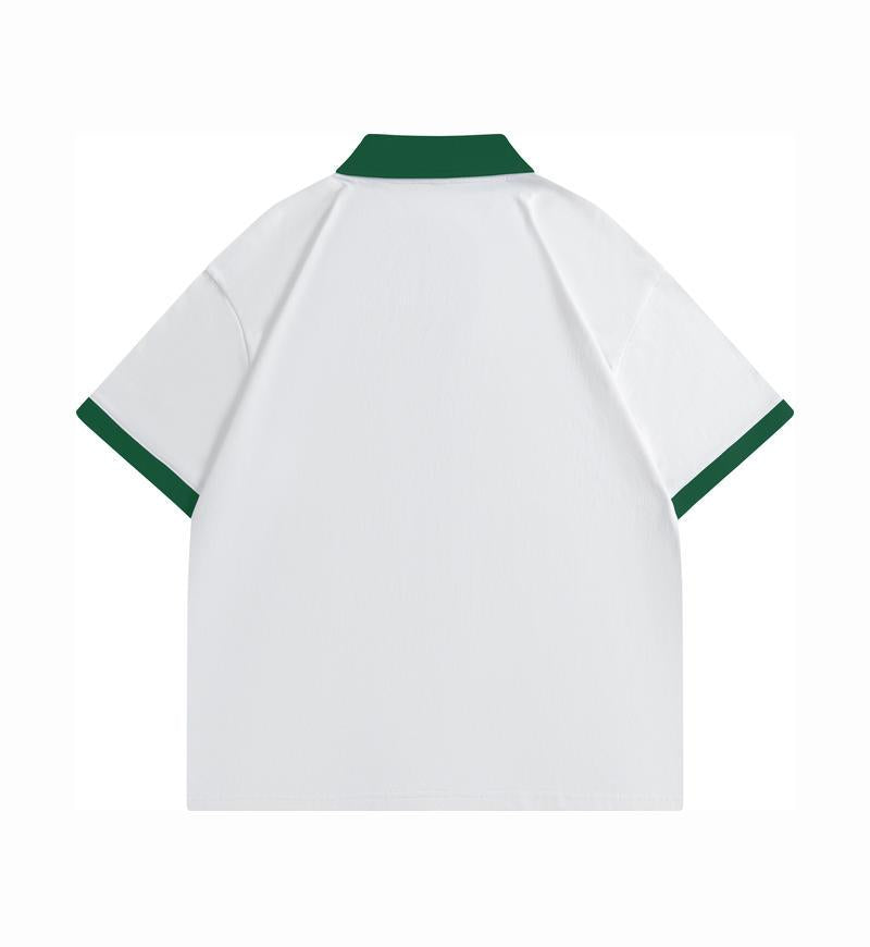 MTP065 200g short sleeve drop shoulder POLO shirt 