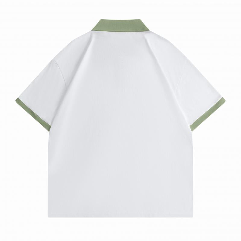 MTP065 200g short sleeve drop shoulder POLO shirt 