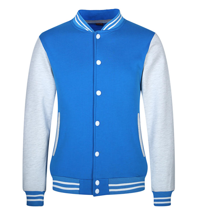 MT312 600g Heavy Button Baseball Jacket