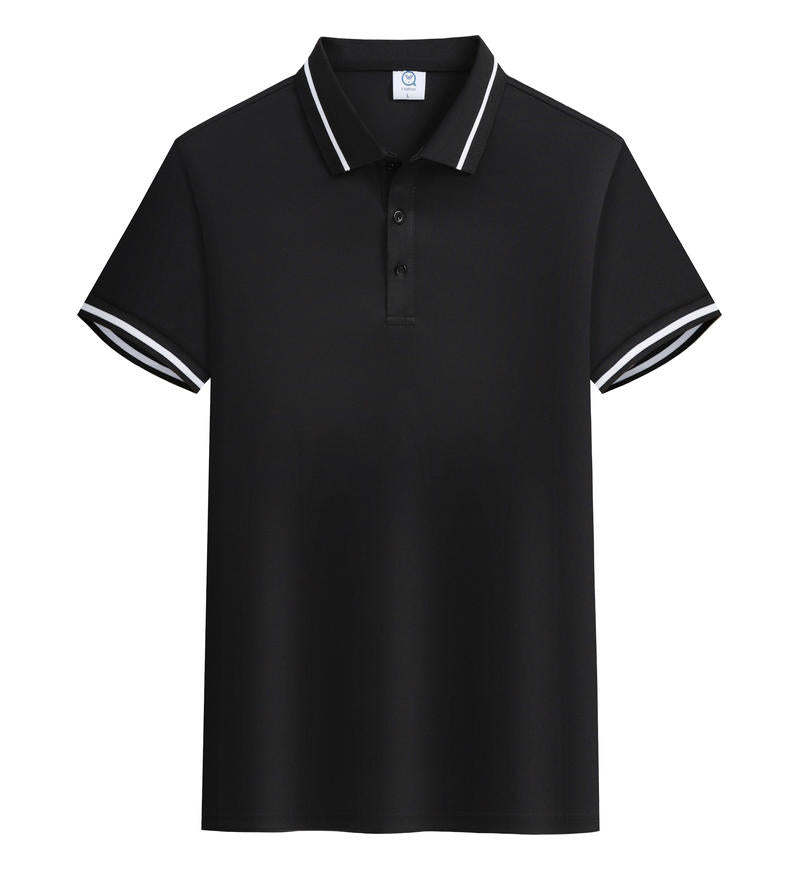 MT6807 間色邊速乾短袖POLO衫