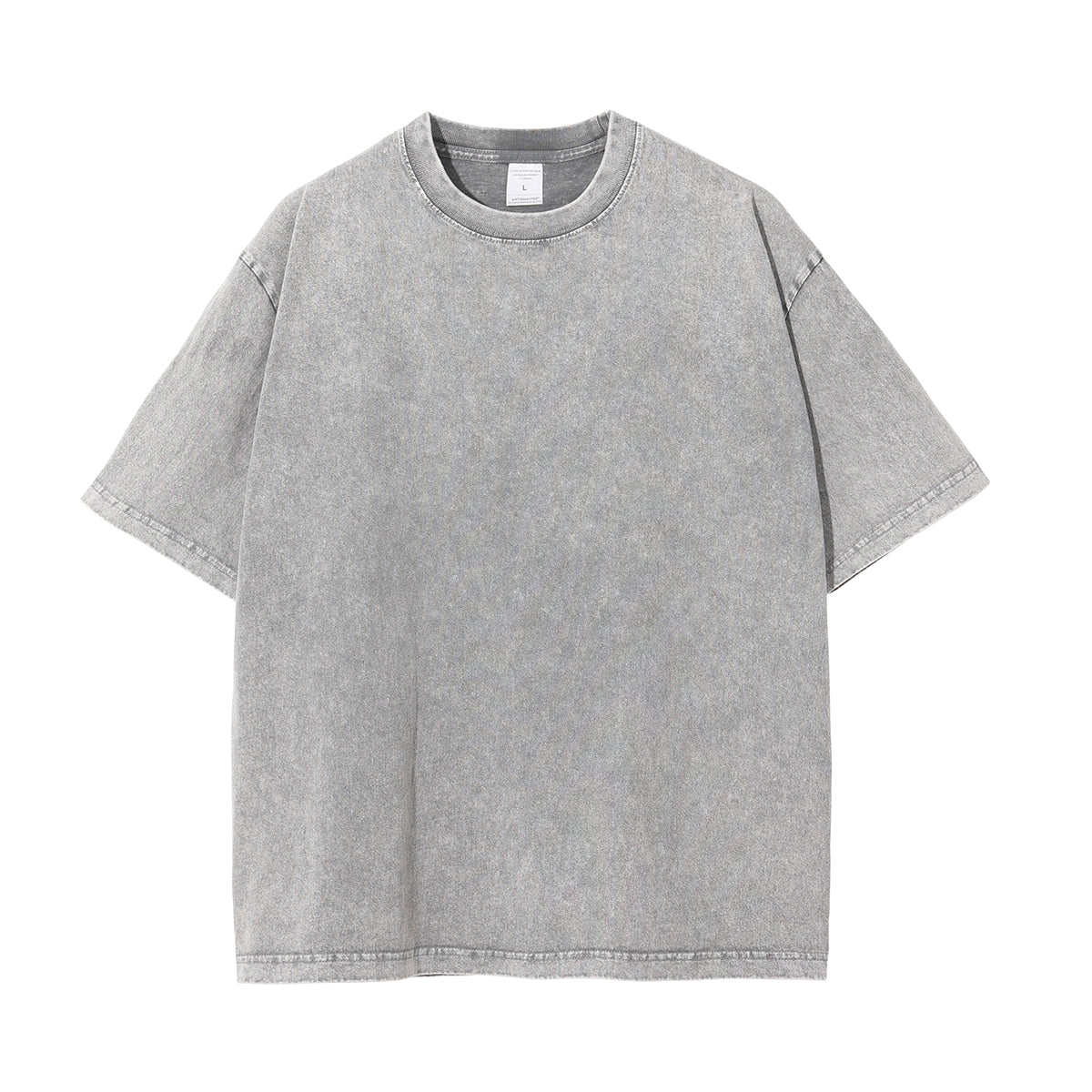 AR8808 250g washed heavyweight drop shoulder short sleeve TEE