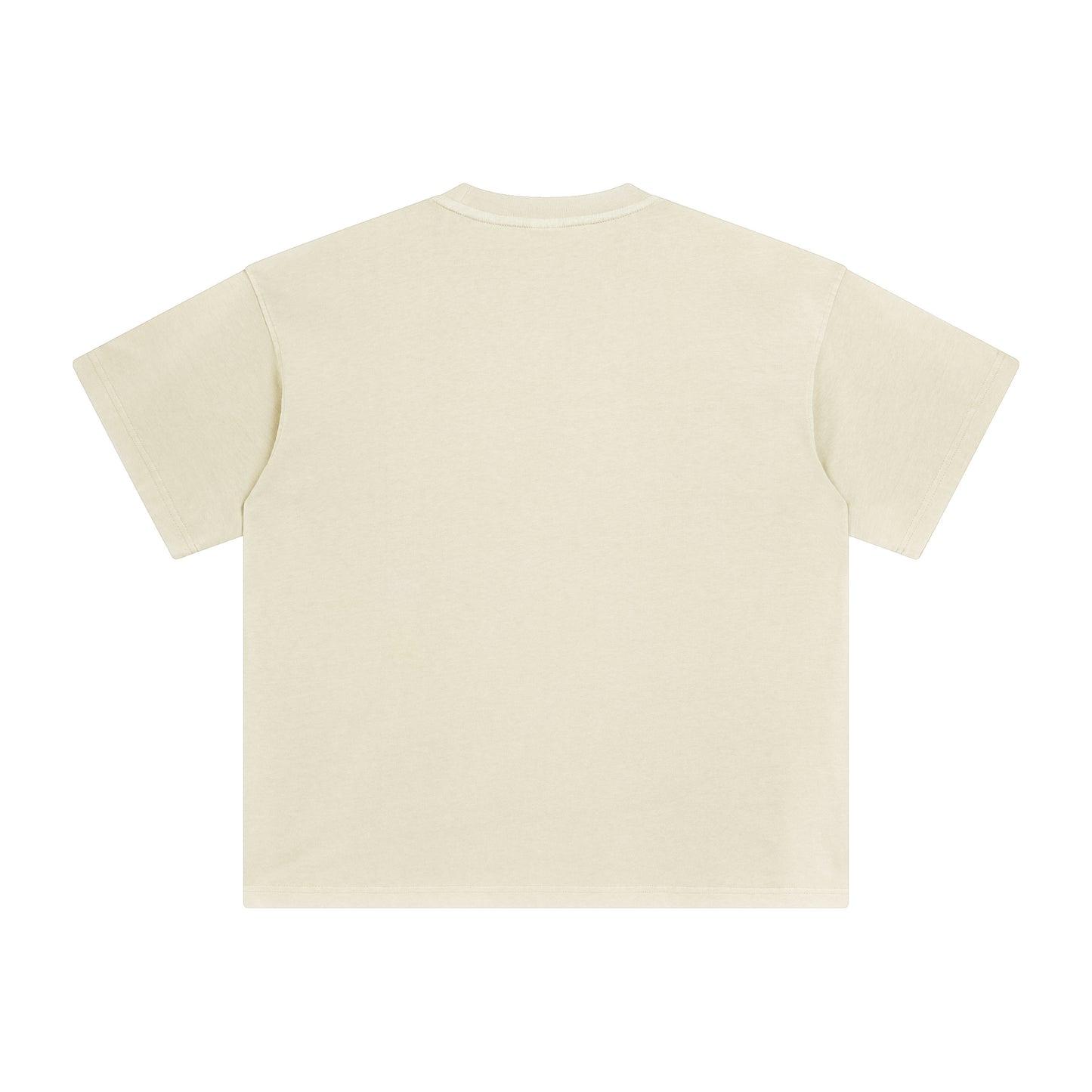 AM8805 重磅水洗落肩短袖TEE