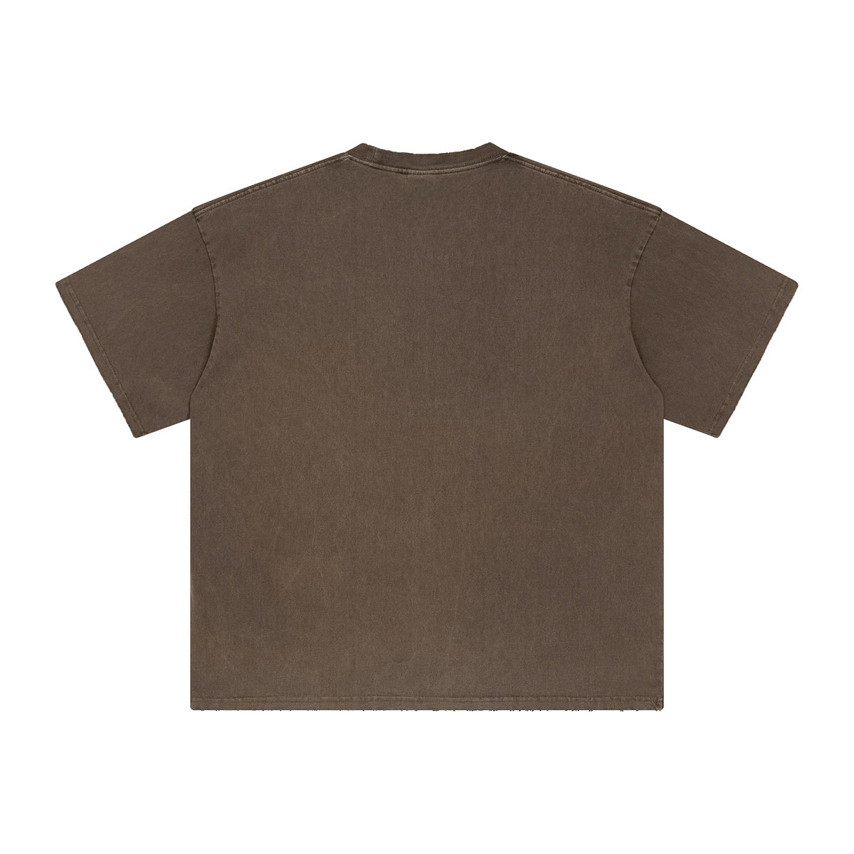 AM8830 250g washed edge heavyweight drop shoulder short sleeve TEE