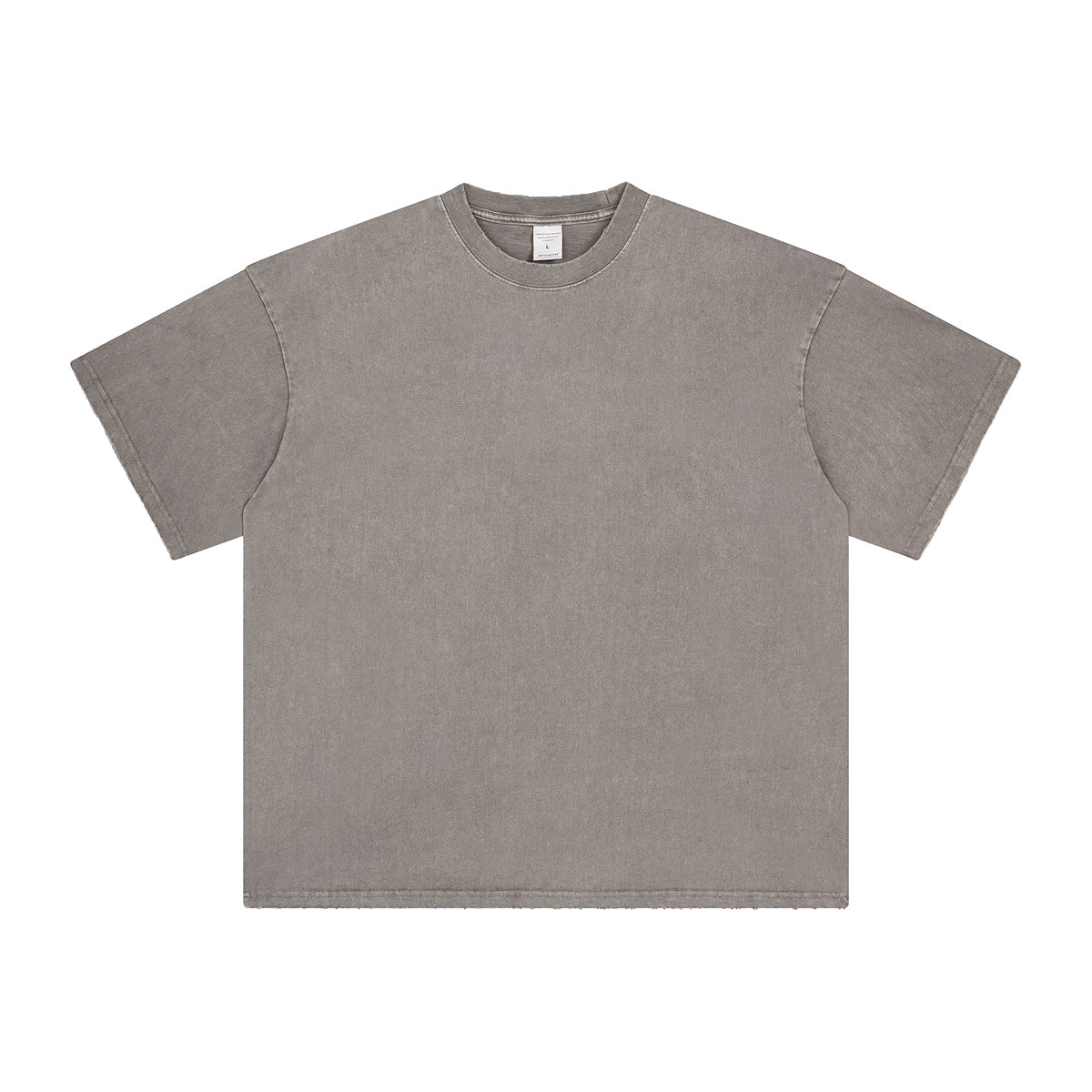 AM8830 250g washed edge heavyweight drop shoulder short sleeve TEE