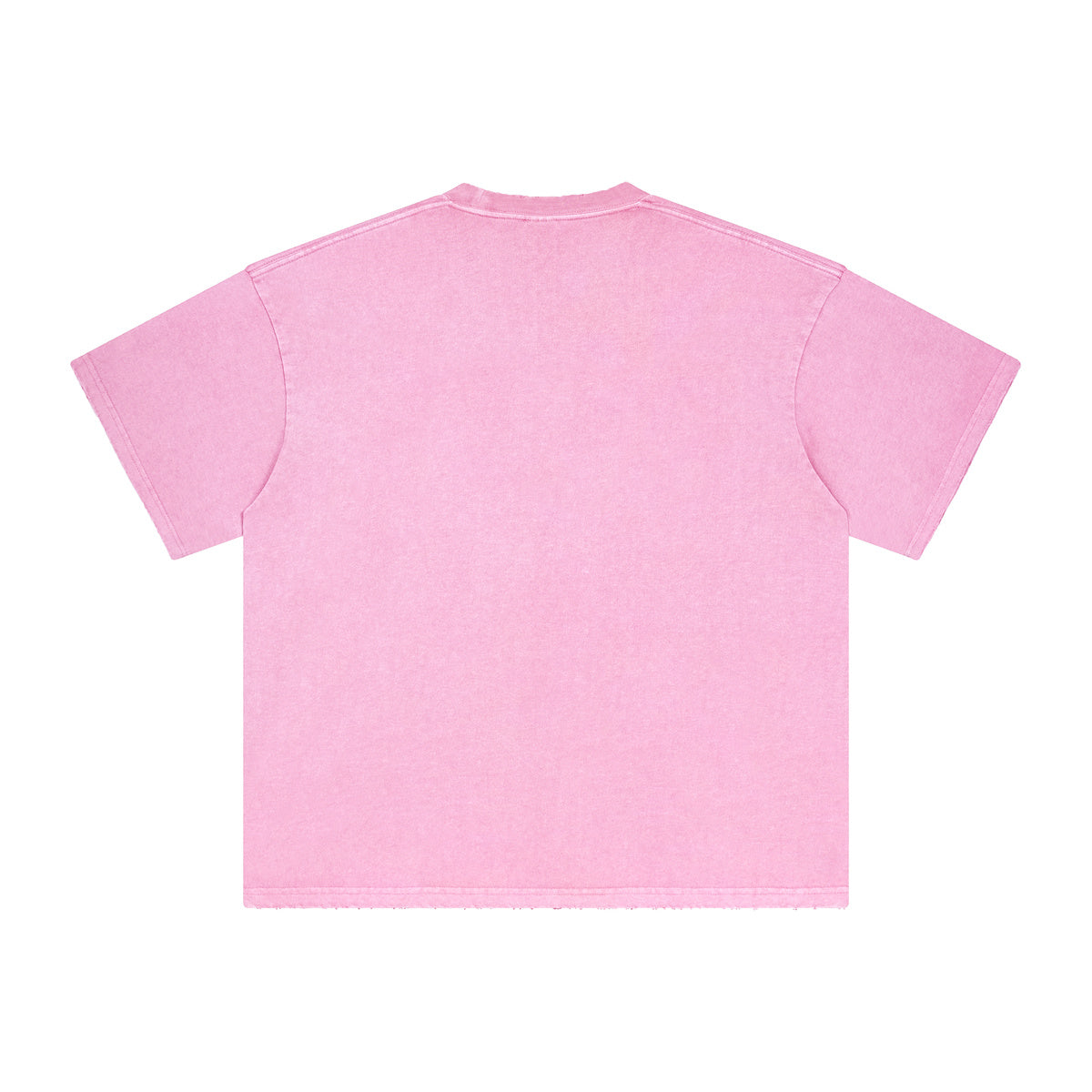 AM8830 250g washed edge heavyweight drop shoulder short sleeve TEE