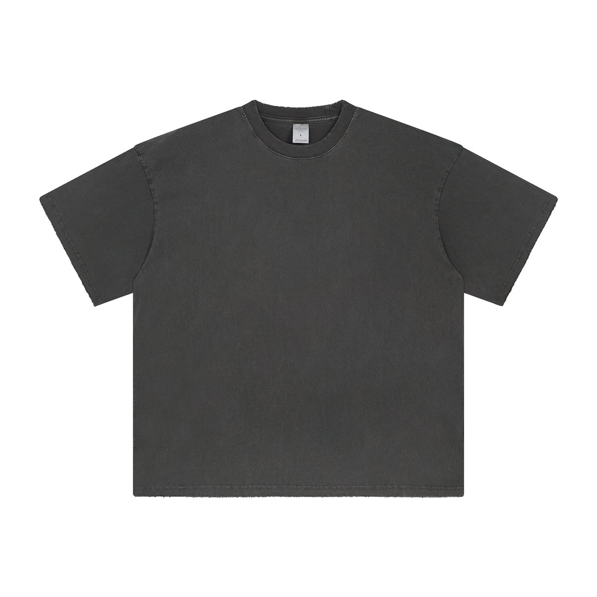 AM8830 250g washed edge heavyweight drop shoulder short sleeve TEE