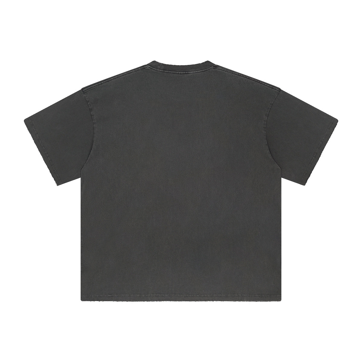 AM8830 250g washed edge heavyweight drop shoulder short sleeve TEE