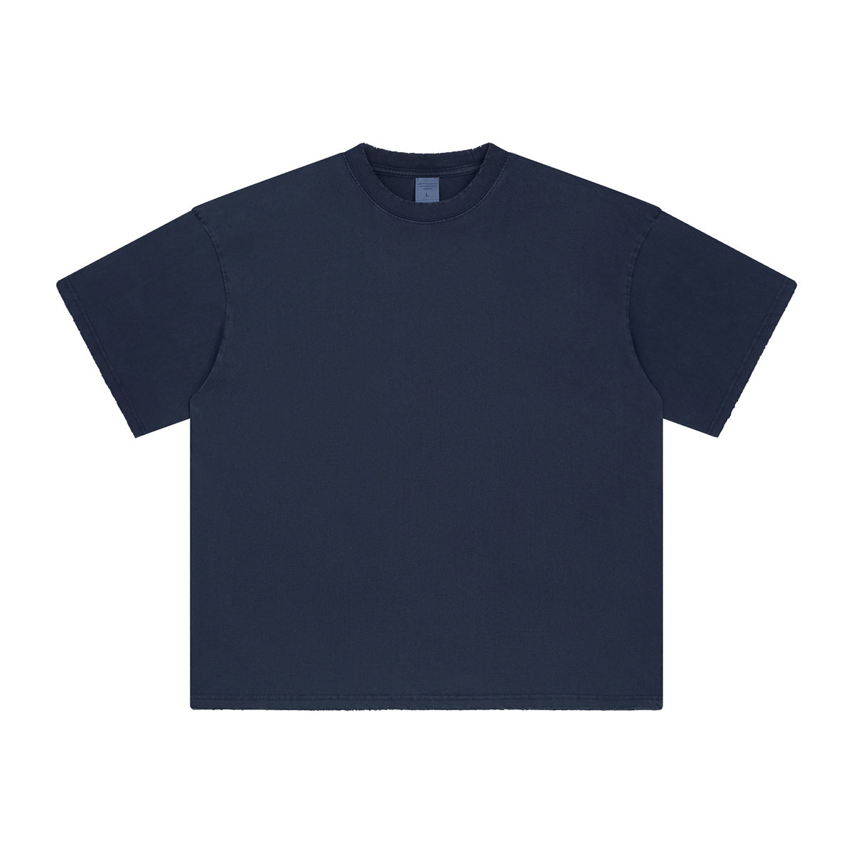 AM8830 250g washed edge heavyweight drop shoulder short sleeve TEE