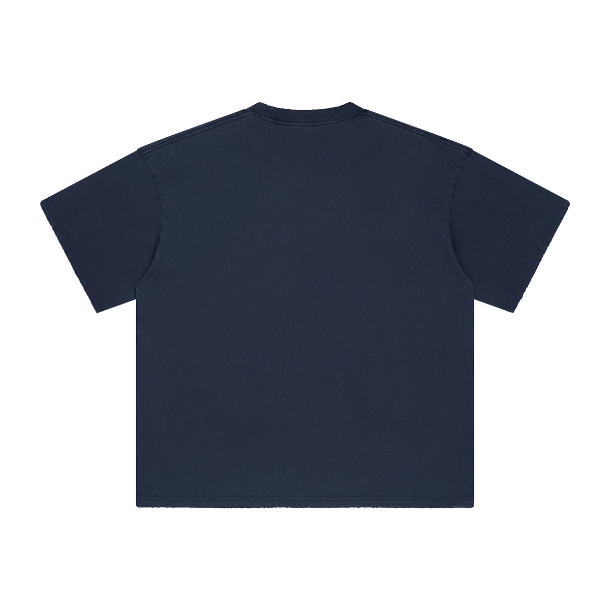 AM8830 250g washed edge heavyweight drop shoulder short sleeve TEE