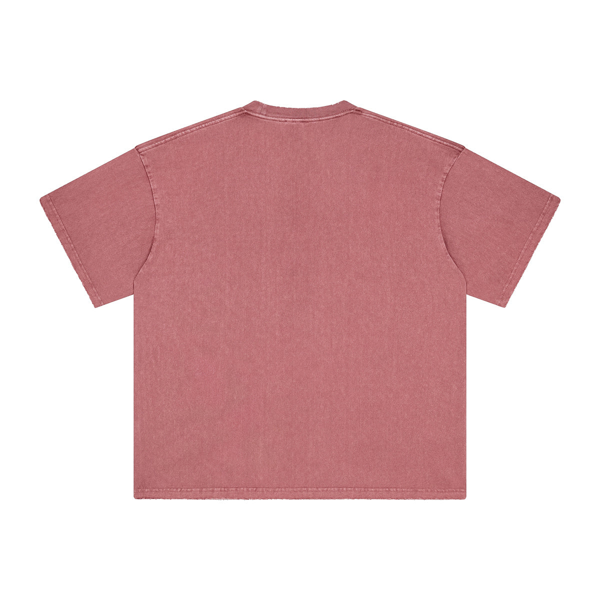 AM8830 250g washed edge heavyweight drop shoulder short sleeve TEE