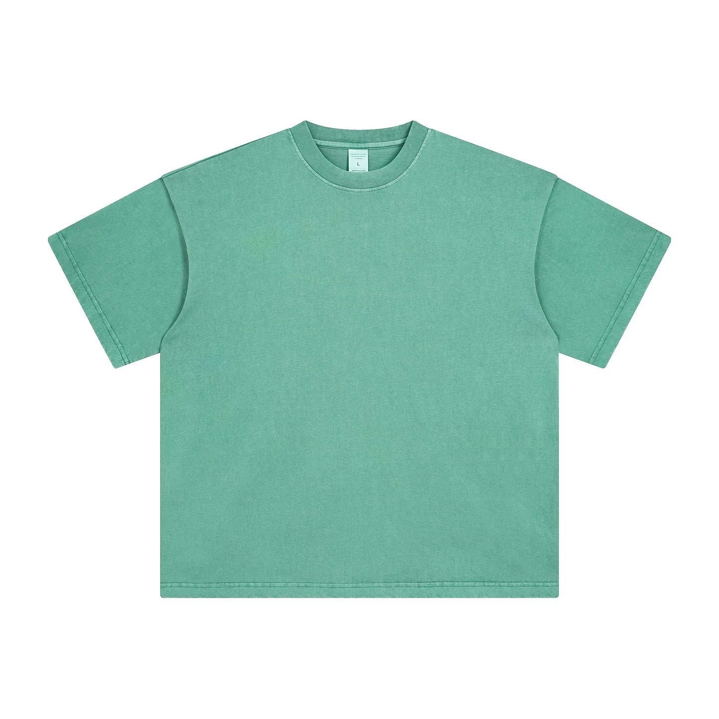 AM8805 重磅水洗落肩短袖TEE