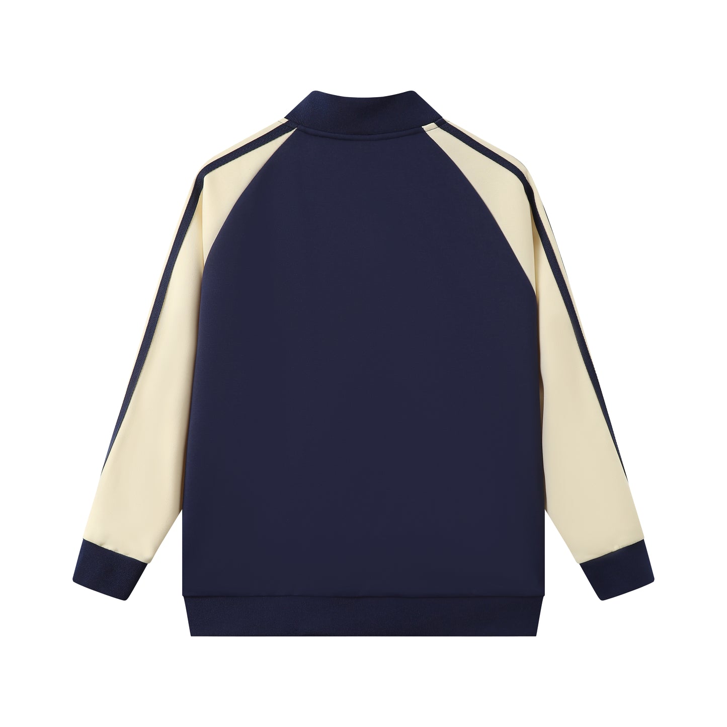 MTD999 條紋插肩棒球褸