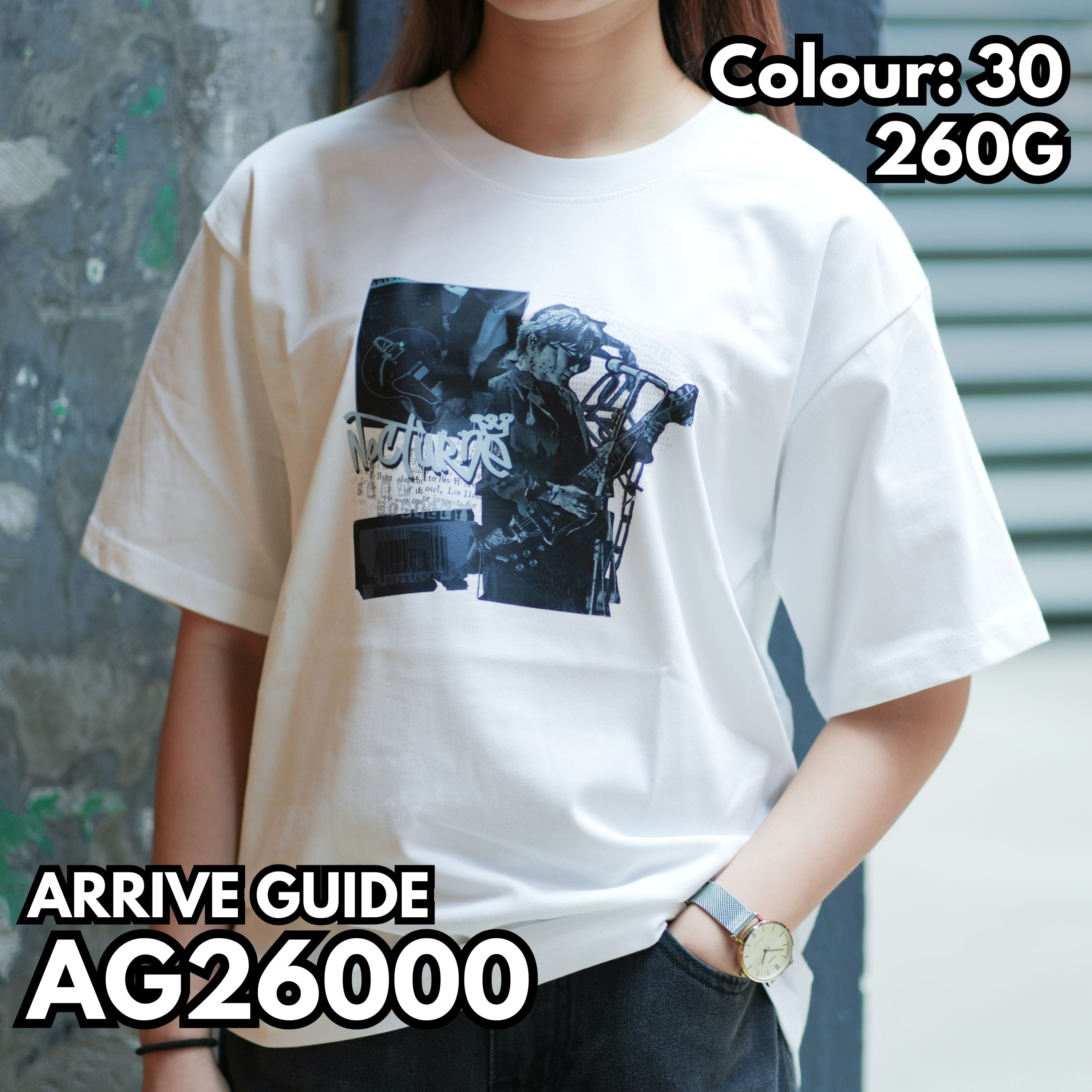 AG26000 260g heavyweight drop shoulder short sleeve TEE 