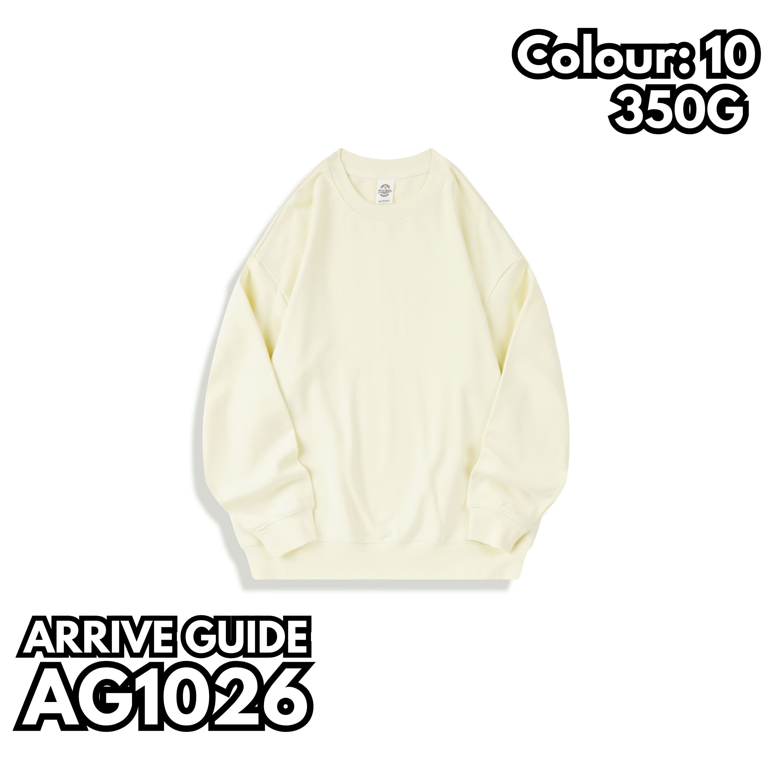 AG1026 350g heavyweight terry sweatshirt
