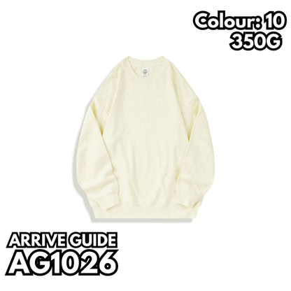 AG1026 350g heavyweight terry sweatshirt